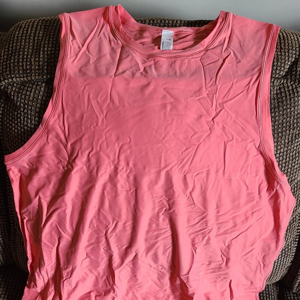 lululemon athletica Pink Sleeveless Swim Coverup Tank